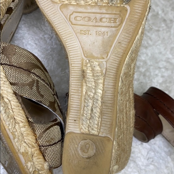 Authentic! Signature Coach wedge heels 👡​ - Picture 16 of 16